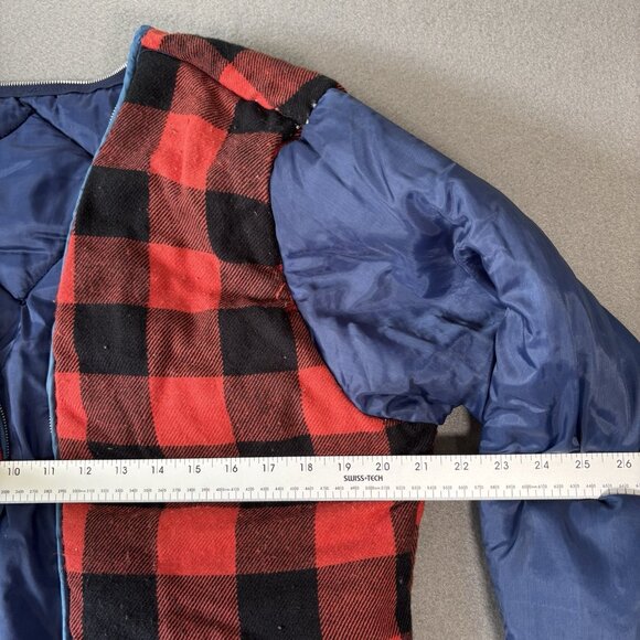 Vintage Cooper Collections Salties M Zip Off Jean Jacket Flannel Liner WPL 5924 - Picture 5 of 15